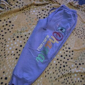 ♥️2 For $25♥️Stitch Women's  Jogger Pants - Purple XL